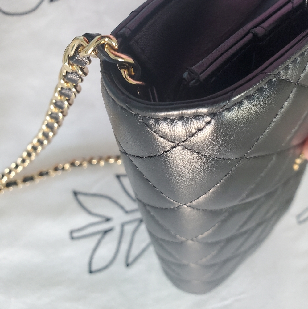 Classic Chanel lambskin wallet on chain black with gold - Picture 13 of 16